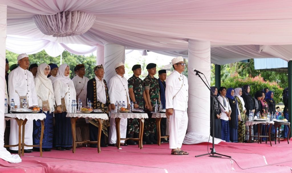 Keterangan Foto: Upacara Hari Jadi Lebak ke-196 Tahun 2024